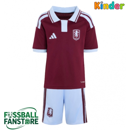 Aston Villa Joao Gomes #35 Replik Heimtrikot Kinder 2026-27 Kurzarm (+ Kurze Hosen)